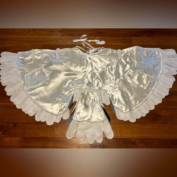 Handmade Snowy Owl / magical wizard school costume - Picture 3 of 8